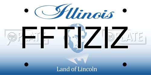 FFTIZIZ Illinois License Plate