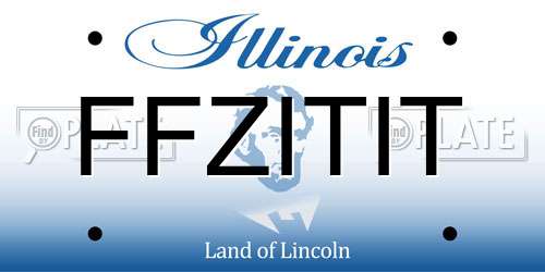 FFZITIT Illinois License Plate