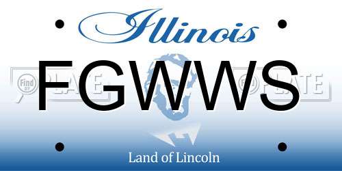 FGWWS Illinois License Plate