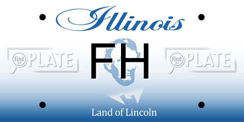 FH Illinois License Plate