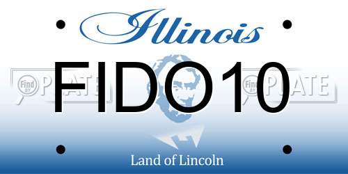 FIDO10 Illinois License Plate