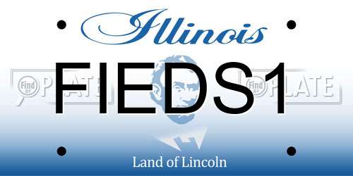 FIEDS1 Illinois License Plate