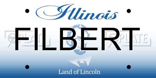 FILBERT Illinois License Plate