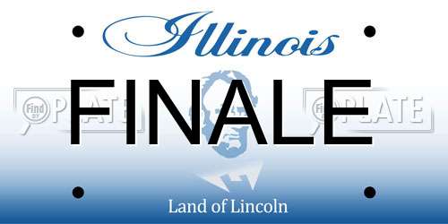 FINALE Illinois License Plate