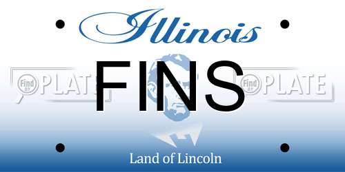 FINS Illinois License Plate