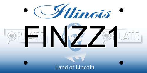 FINZZ1 Illinois License Plate