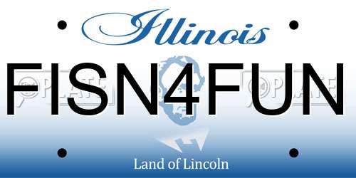 FISN4FUN Illinois License Plate