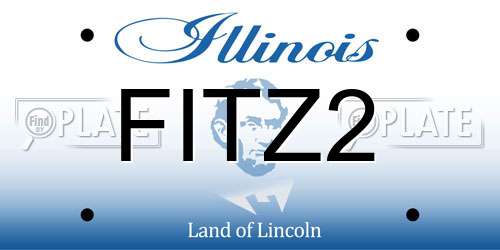 FITZ2 Illinois License Plate
