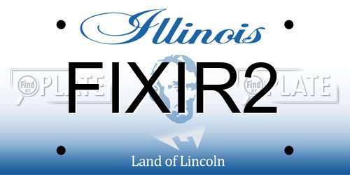 FIXIR2 Illinois License Plate