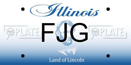 FJG Illinois License Plate