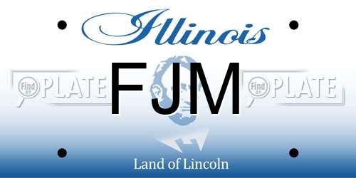 FJM Illinois License Plate