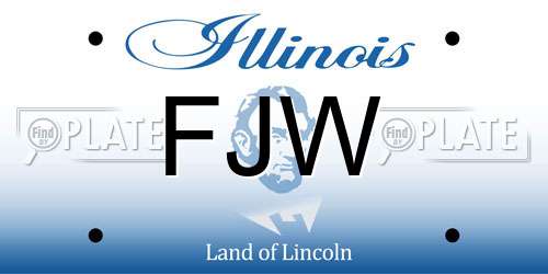 FJW Illinois License Plate