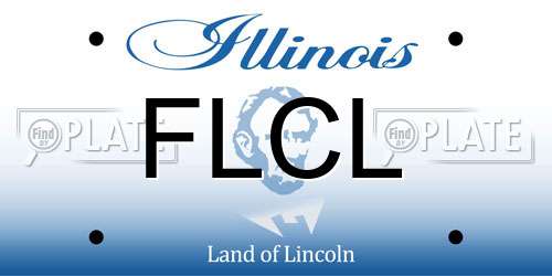 FLCL Illinois License Plate
