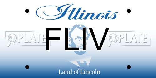 FLIV Illinois License Plate