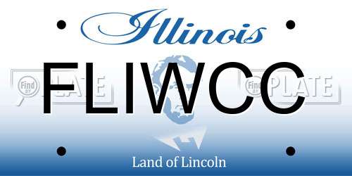 FLIWCC Illinois License Plate
