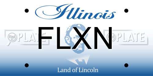 FLXN Illinois License Plate