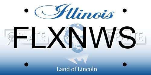 FLXNWS Illinois License Plate