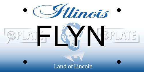 FLYN Illinois License Plate