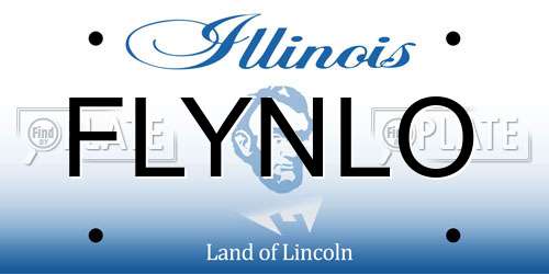 FLYNLO Illinois License Plate