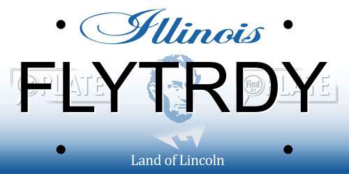 FLYTRDY Illinois License Plate