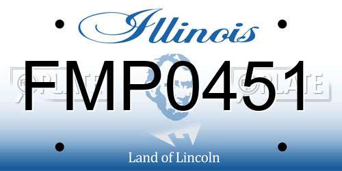FMP0451 Illinois License Plate