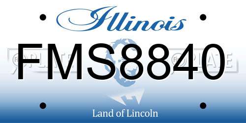 FMS8840 Illinois License Plate