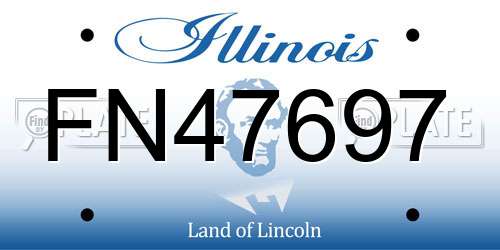 FN47697 Illinois License Plate