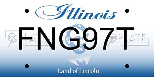 FNG97T Illinois License Plate