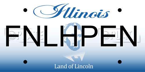 FNLHPEN Illinois License Plate