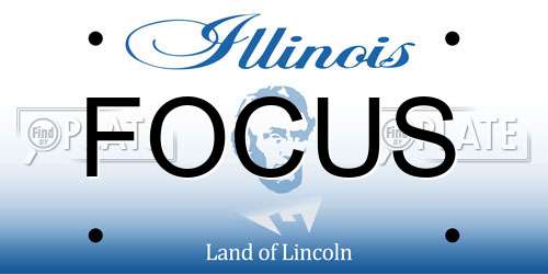 FOCUS Illinois License Plate