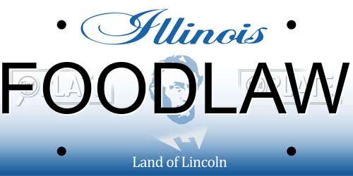 FOODLAW Illinois License Plate