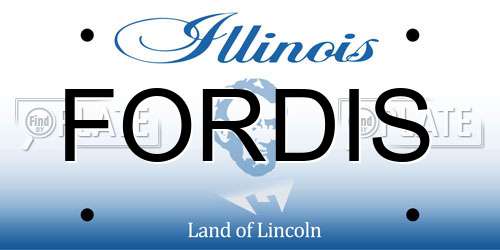 FORDIS Illinois License Plate