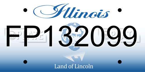 FP132099 Illinois License Plate