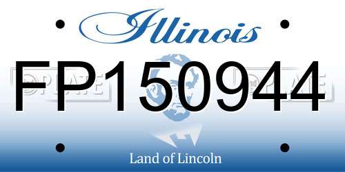 FP150944 Illinois License Plate