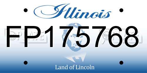FP175768 Illinois License Plate