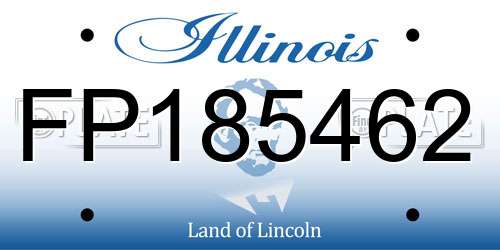 FP185462 Illinois License Plate