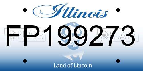 FP199273 Illinois License Plate