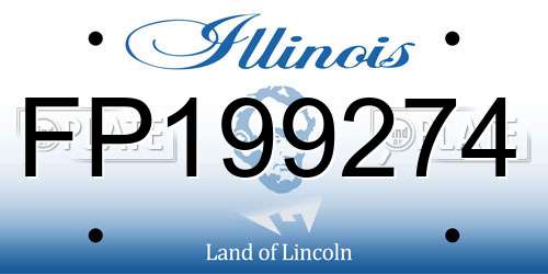 FP199274 Illinois License Plate