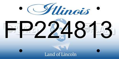 FP224813 Illinois License Plate