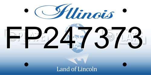 FP247373 Illinois License Plate