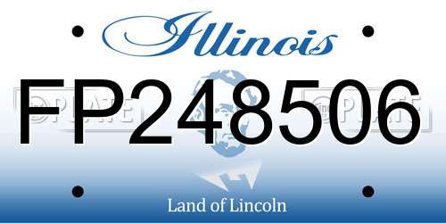 FP248506 Illinois License Plate