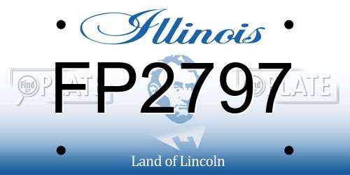 FP2797 Illinois License Plate