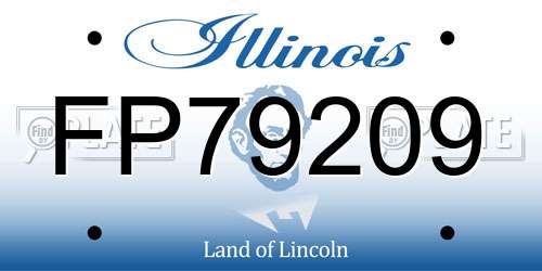 FP79209 Illinois License Plate
