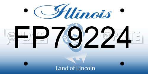 FP79224 Illinois License Plate