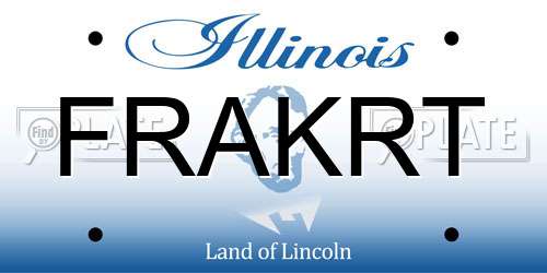 FRAKRT Illinois License Plate