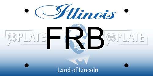 FRB Illinois License Plate