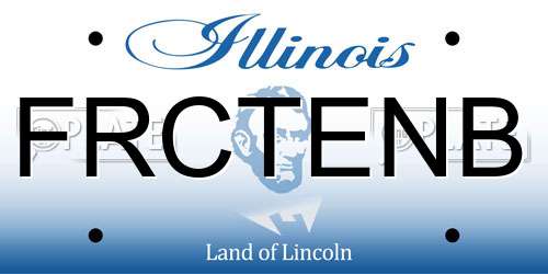 FRCTENB Illinois License Plate