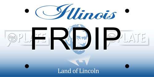 FRDIP Illinois License Plate