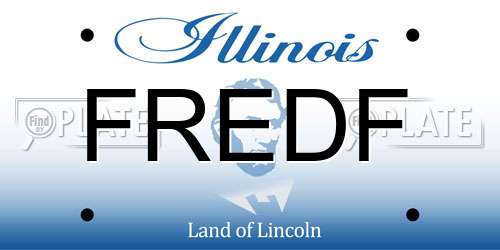 FREDF Illinois License Plate