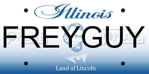 FREYGUY Illinois License Plate